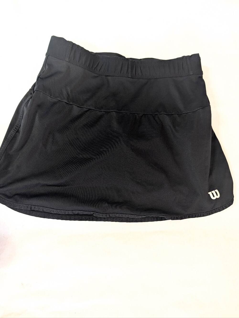 Wilson Women's Small S Skirt Skort Scooter Black Undershorts Tennis Cheer Gym